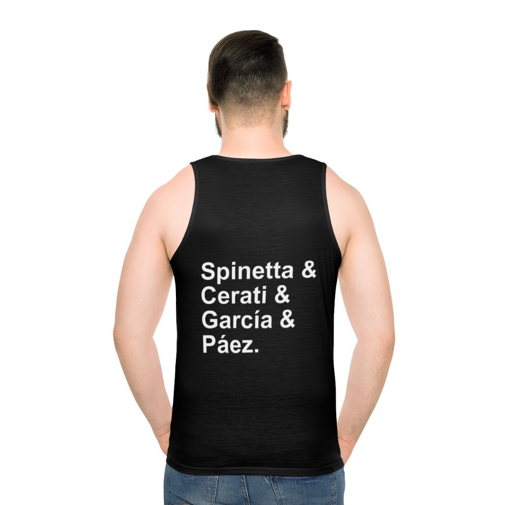 Argentinian rock unisex tank top