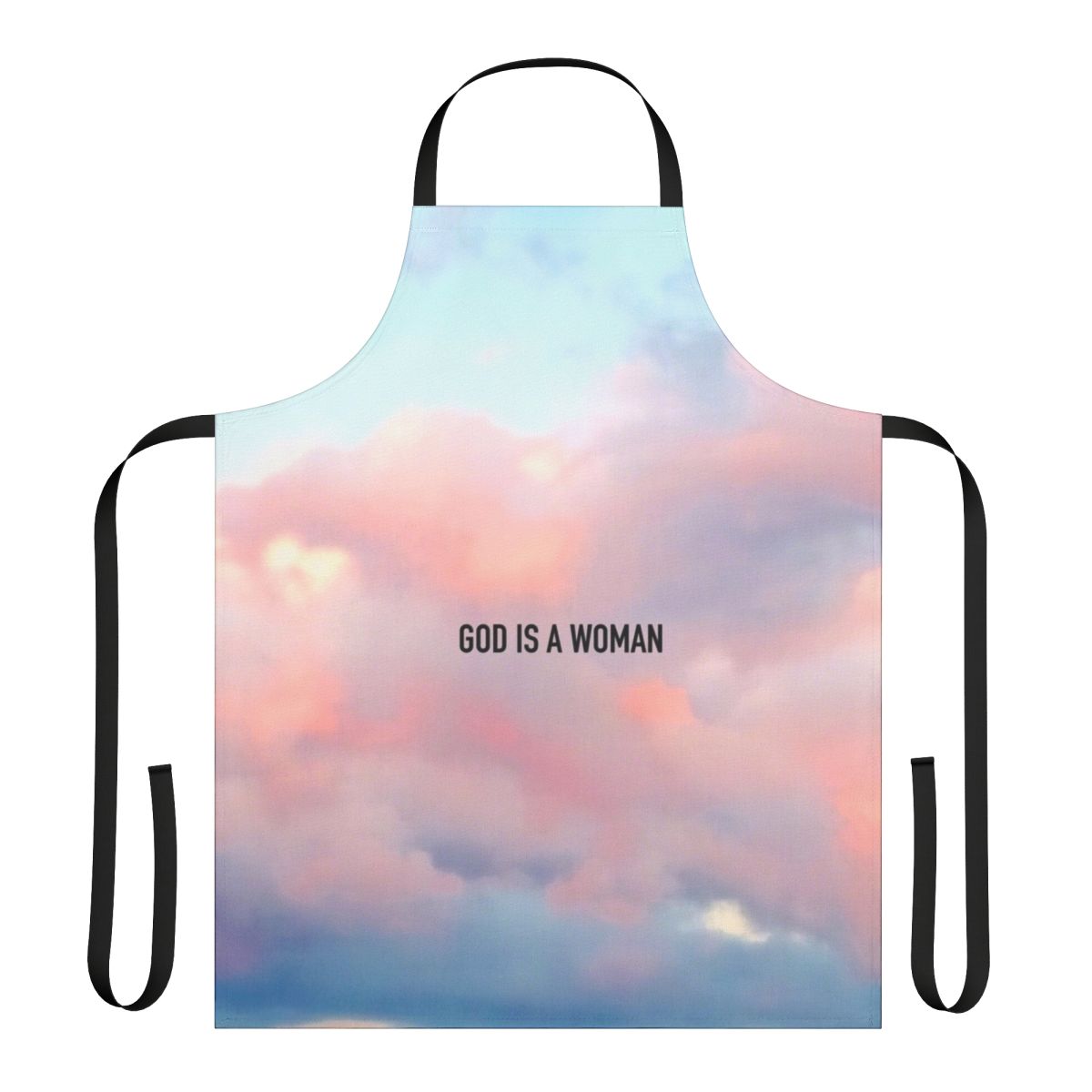 Ariana Grande-inspired apron with "Dangerous Woman" design