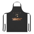 Apron featuring a sci-fi landscape with the moons of the planet Arrakis from the Dune universe