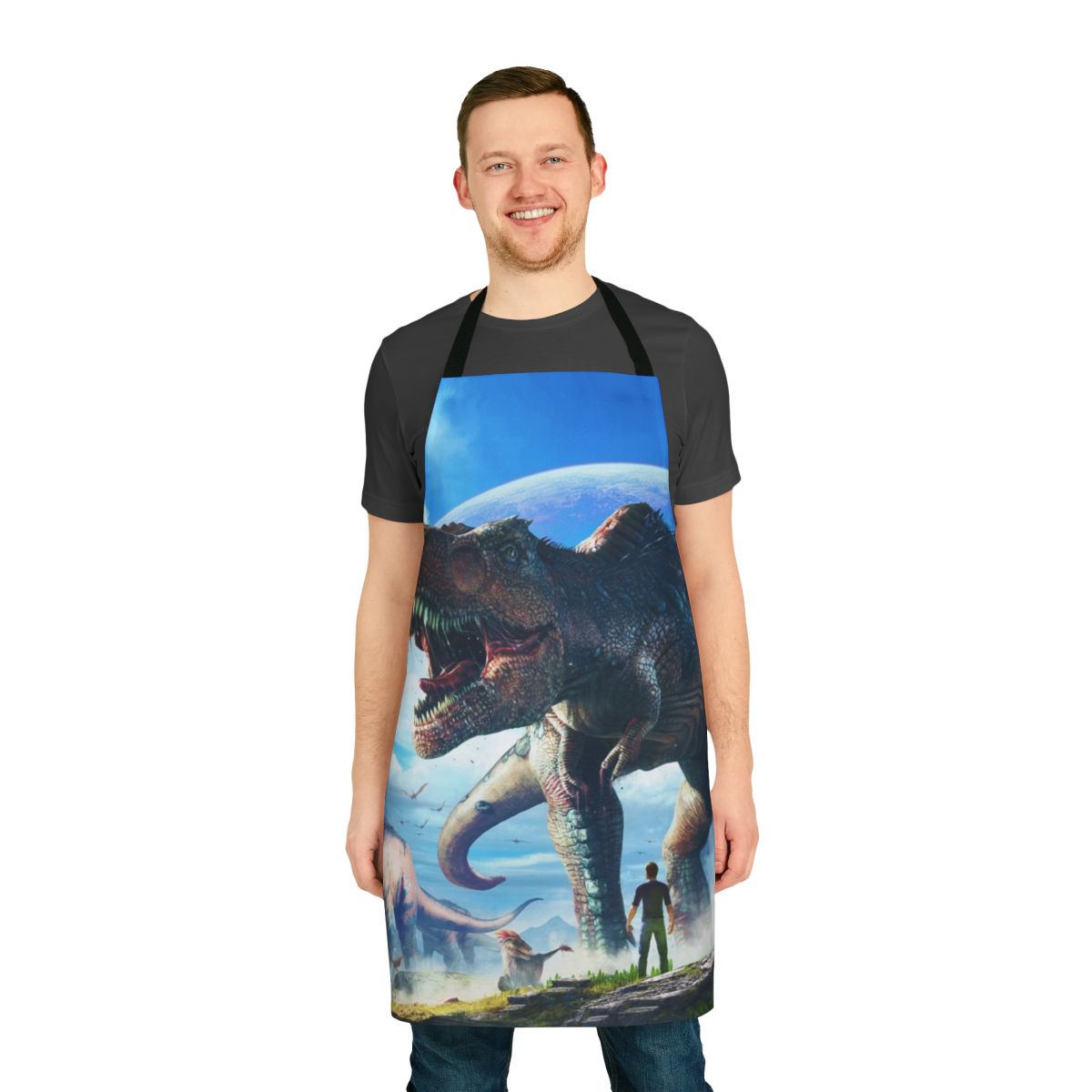 Ark Survival Evolved Inspired T-Rex Dinosaur Apron