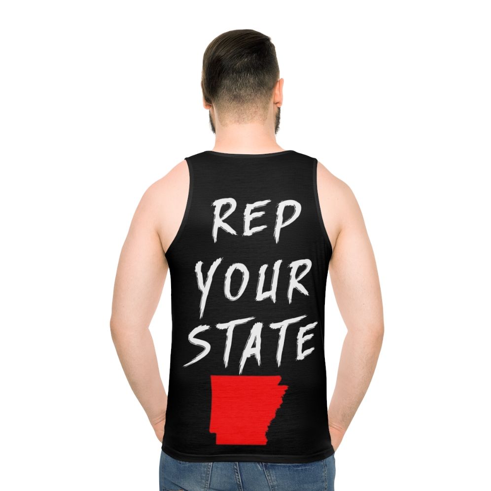 Unisex Arkansas state pride tank top