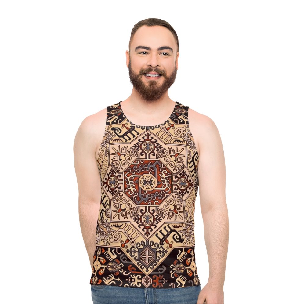 Unisex Armenian art inspired tank top