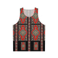 Unisex tank top featuring Armenian folk art design