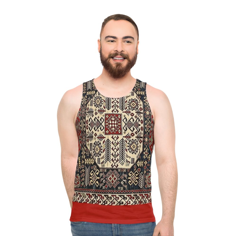 Armenian Folk Art Unisex Tank Top