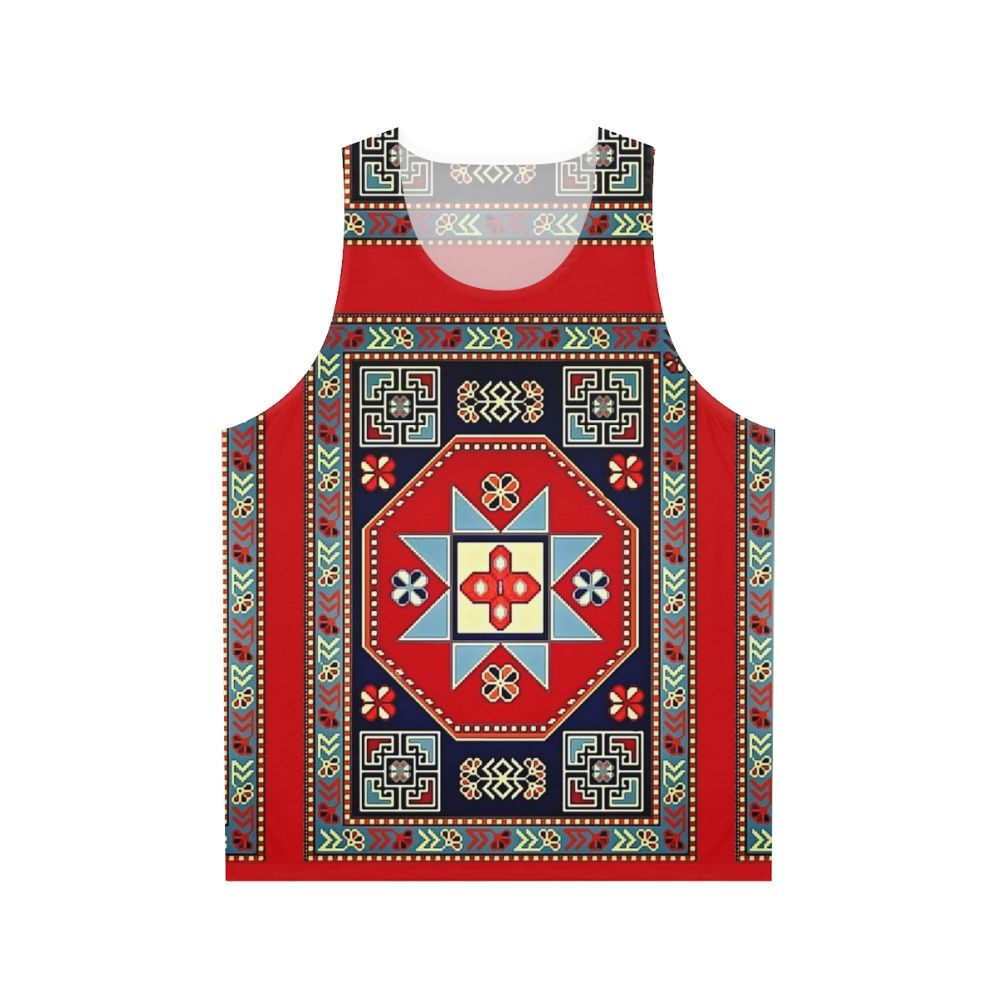 Armenian folk art unisex tank top