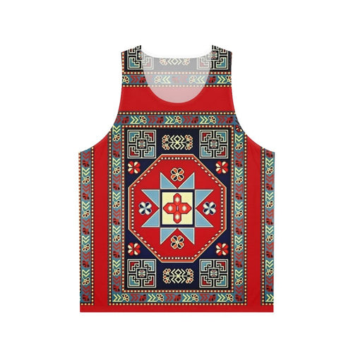 Armenian folk art unisex tank top