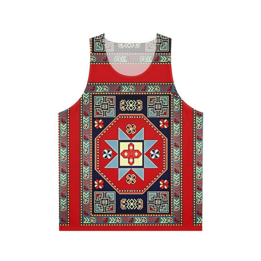Armenian folk art unisex tank top