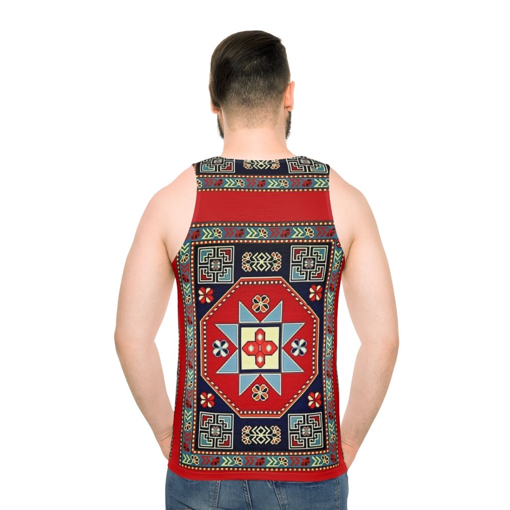Armenian folk art unisex tank top