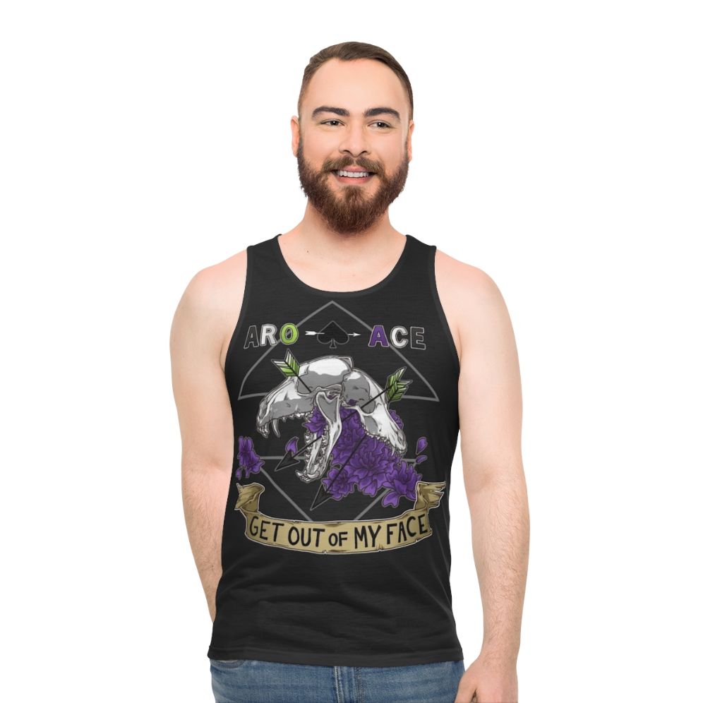 Aromantic Asexual Pride Unisex Tank Top