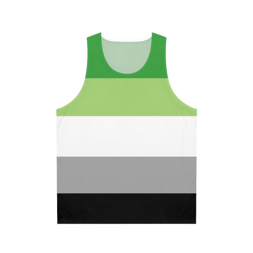Aromantic Pride Flag Unisex Tank Top