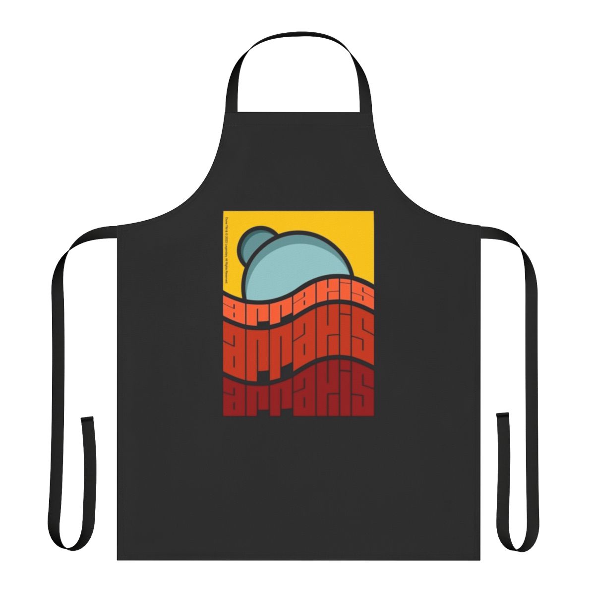Dune movie-inspired apron featuring the desert landscape of Arrakis