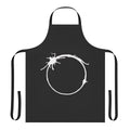 Arrival-inspired apron featuring the iconic heptapod symbol from the science fiction movie