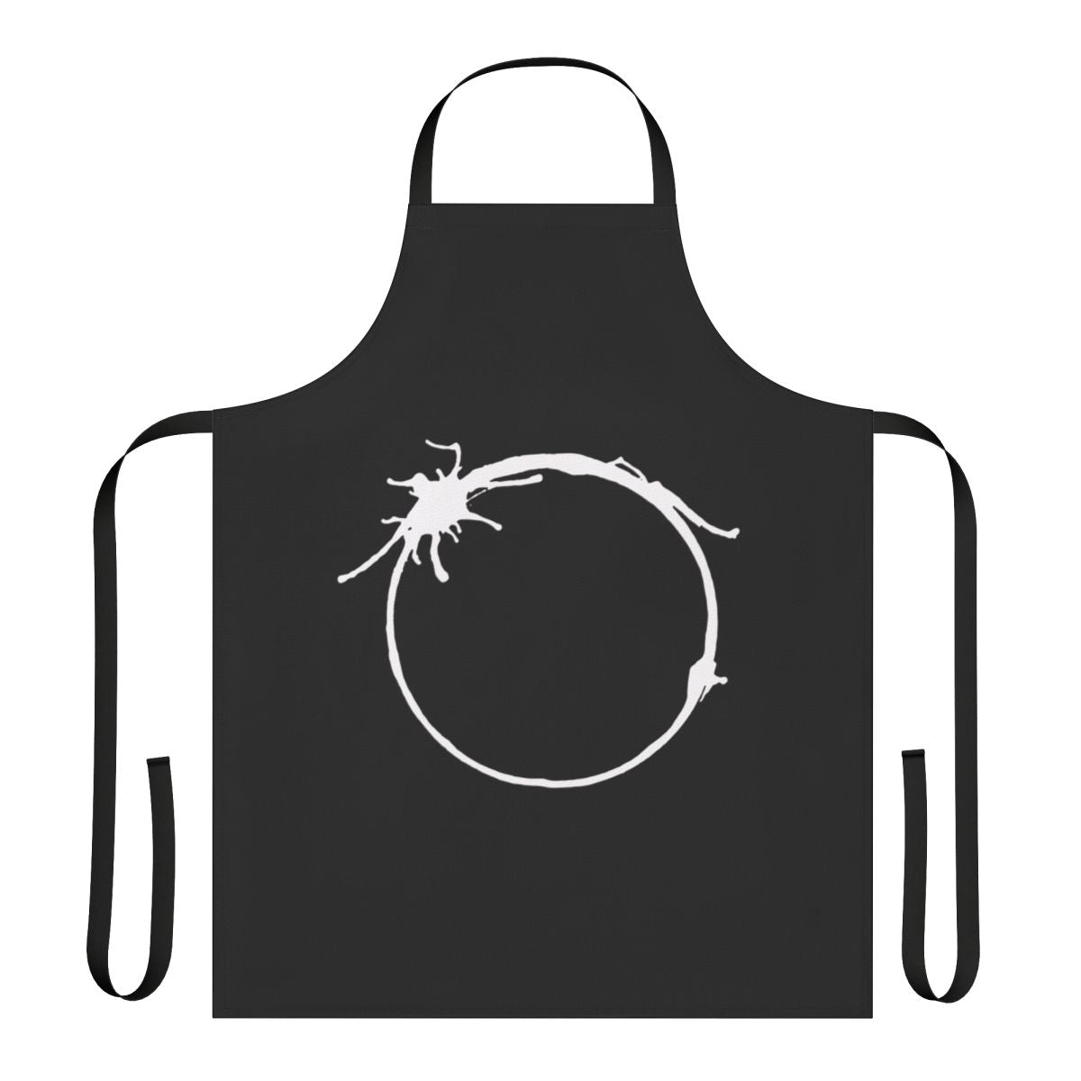 Arrival-inspired apron featuring the iconic heptapod symbol from the science fiction movie