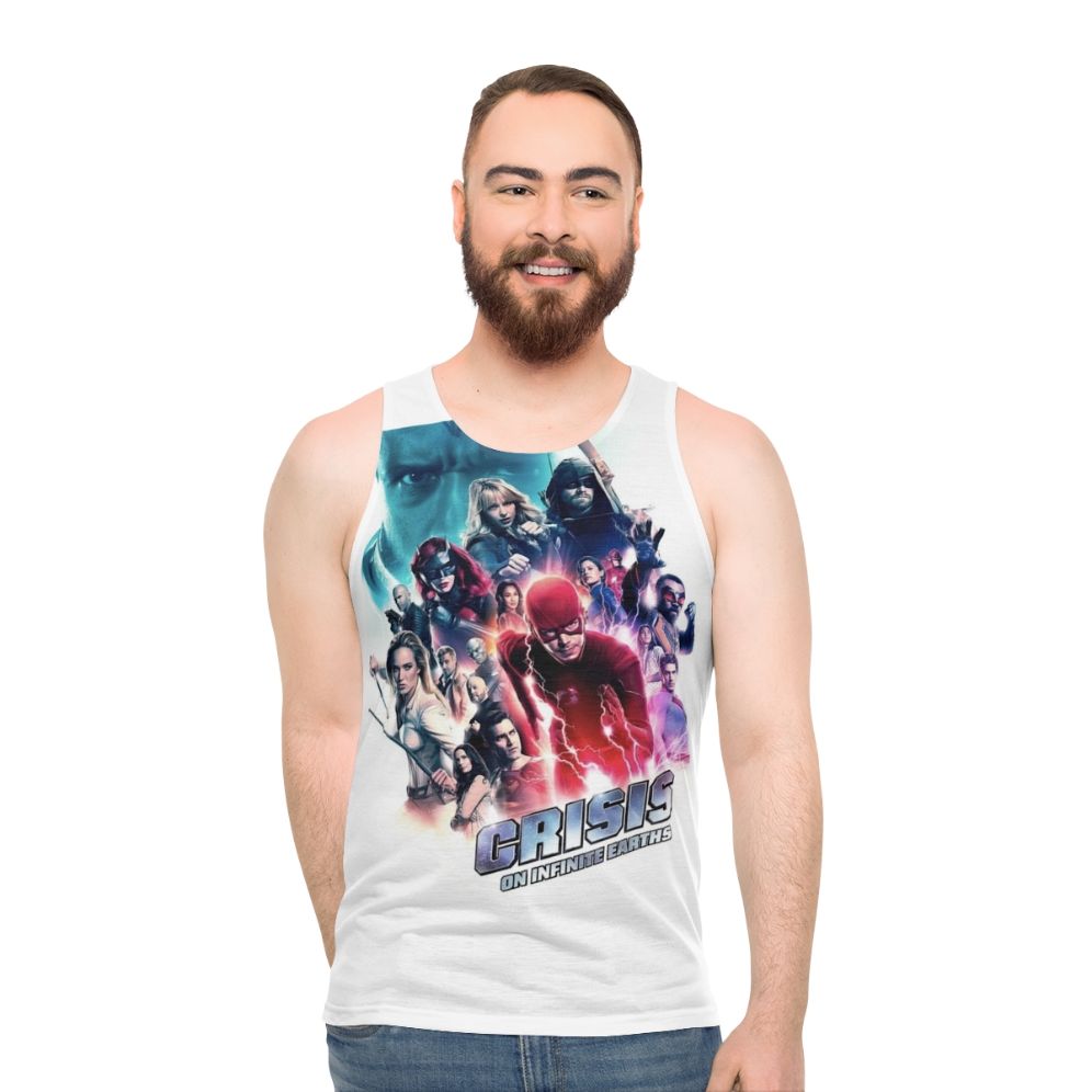 Arrowverse Crisis Unisex Superhero Tank Top