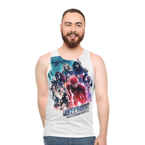 Arrowverse Crisis Unisex Superhero Tank Top