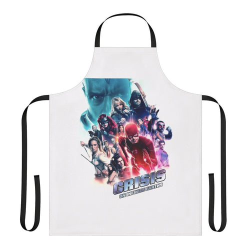 Arrowverse-Inspired Crisis Superhero Apron with Caity Lotz's White Canary and Black Canary Characters