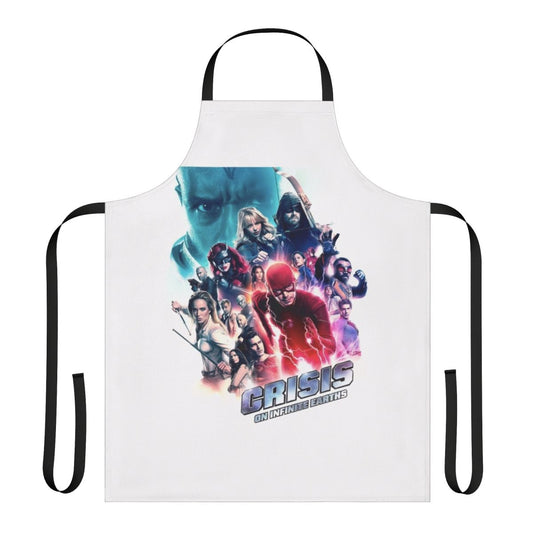 Arrowverse-Inspired Crisis Superhero Apron with Caity Lotz's White Canary and Black Canary Characters