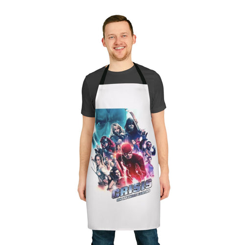 Arrowverse-Inspired Crisis Superhero Apron with Caity Lotz's White Canary and Black Canary Characters