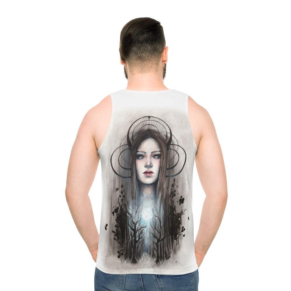Artemis Acrylic and Ink Painting Unisex Tank Top