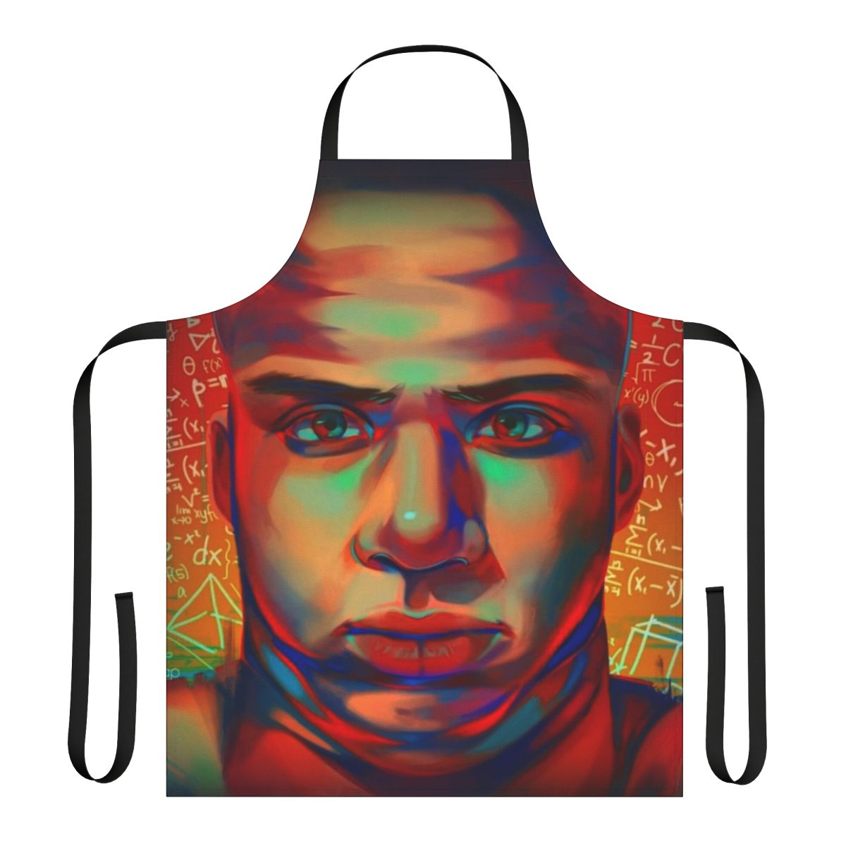 Stylish apron featuring Tyler1's iconic face and Draven design, perfect for League of Legends enthusiasts.
