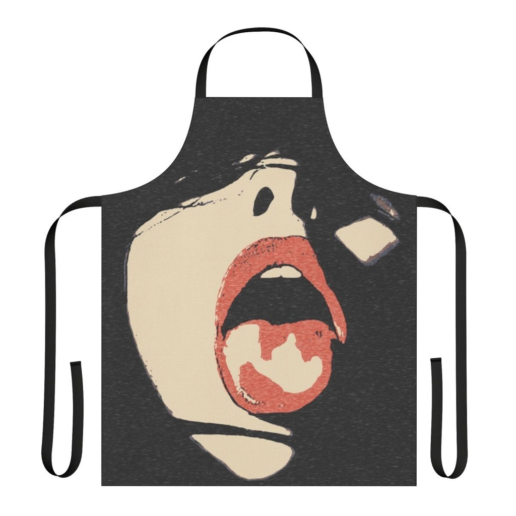 Artistic nude apron with a sensual, erotic design for mature, glamorous women