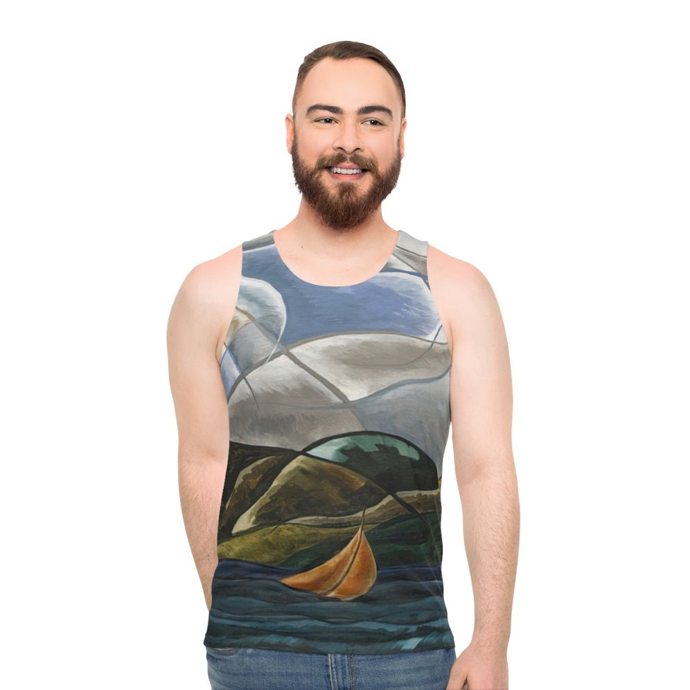 Arthur Dove Inspired Abstract Art Unisex Tank Top