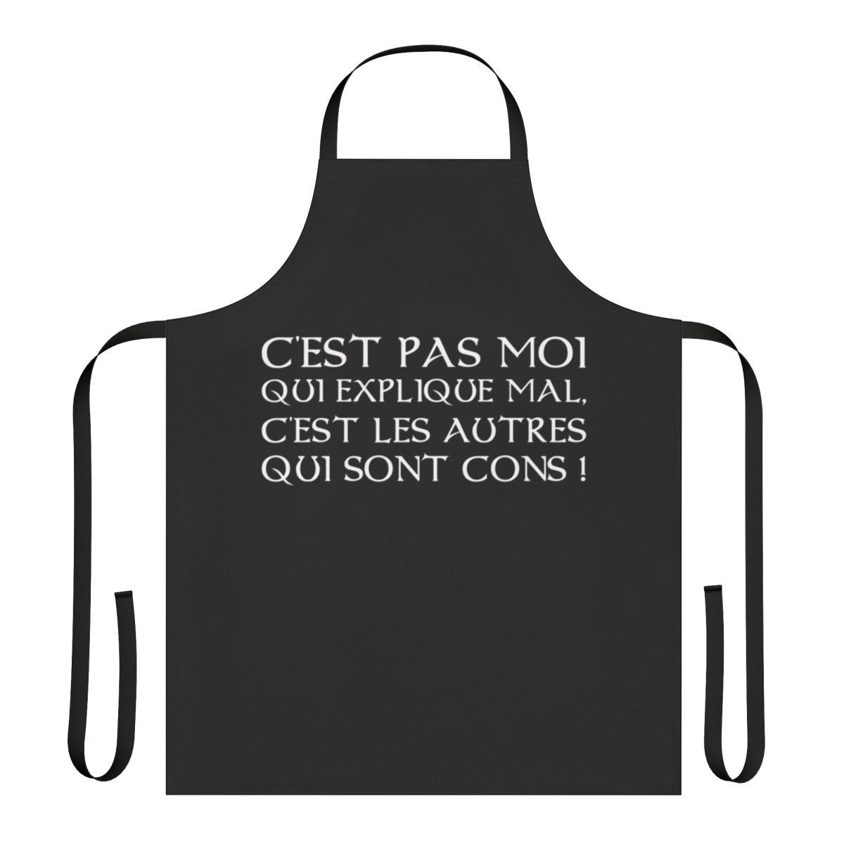 Arthurian-Inspired Kaamelott Parody Apron with a Funny Quote