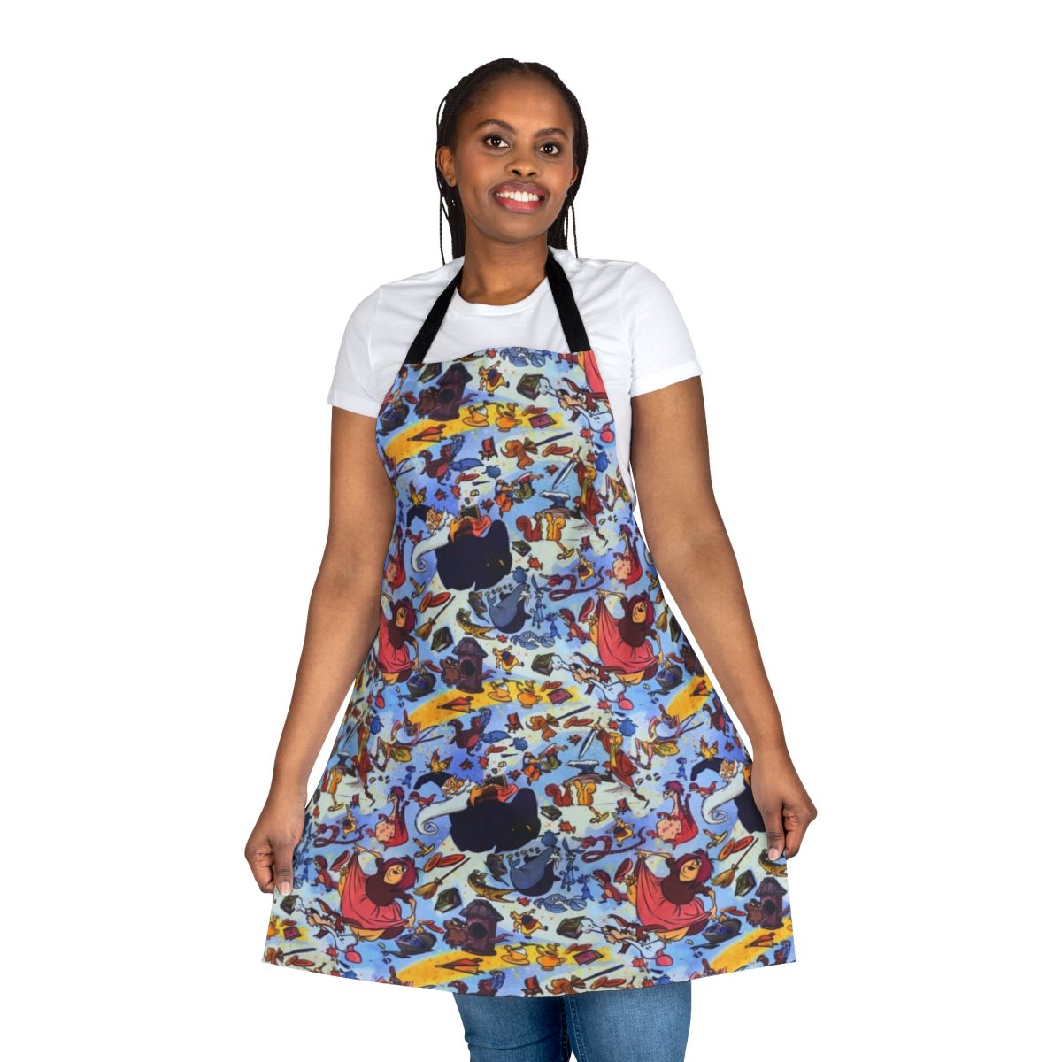 Apron featuring Sword in the Stone design from Arthurian legend