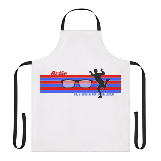 Artie the Strongest Man Apron featuring iconic characters from The Adventures of Pete and Pete
