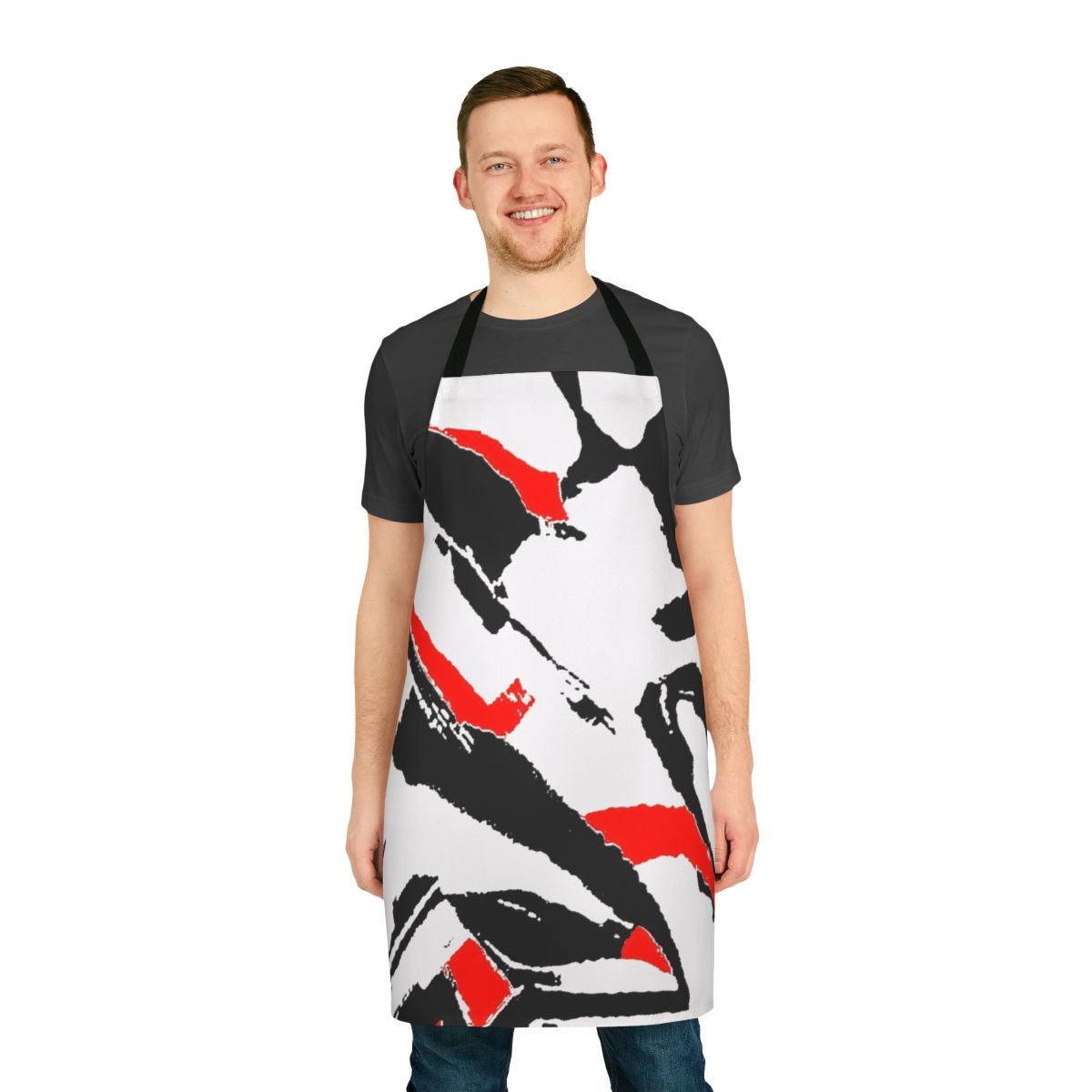 Handmade apron with unique design, perfect for cooking and baking