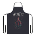 Handcrafted apron featuring a stylized Arcade Fire design