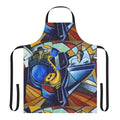 A high-quality apron featuring a jazz-inspired design, perfect for musicians and music lovers.
