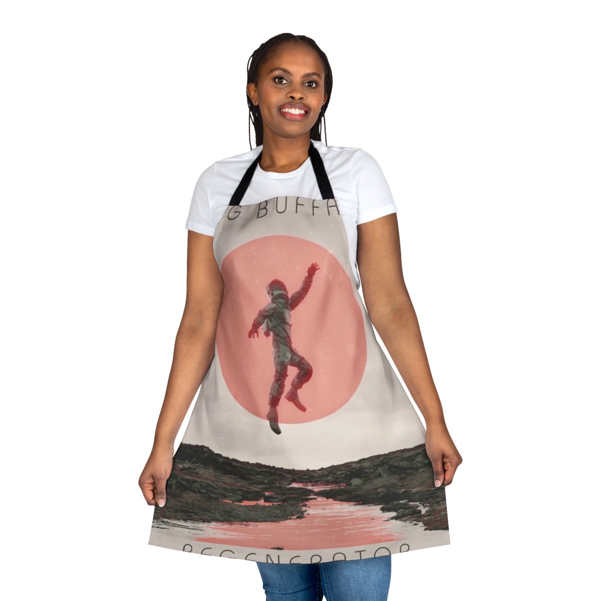 High-quality regenerator apron with the King Buffalo music aesthetic