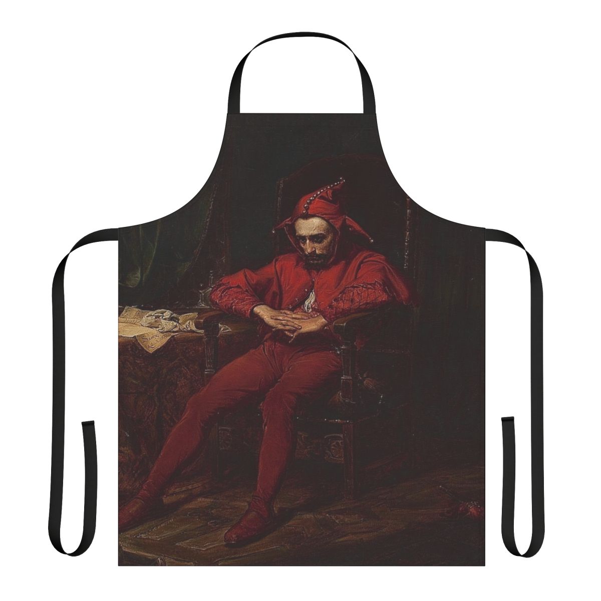 "Artistic apron featuring Jan Matejko's 'Sta Czyk' history painting, a work of Renaissance and Romantic art"