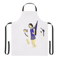 Apron featuring an artistic design inspired by the Japanese band "Number Girl"