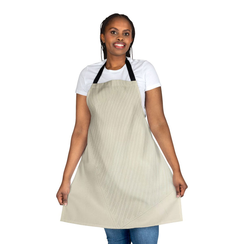 Artistic apron featuring abstract impressionist design inspired by guitarist Martin Barre and progressive rock band Jethro Tull.