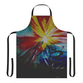 Bipolar apron with abstract, artistic design representing the experience of living with bipolar disorder.
