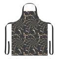 Apron featuring an optical illusion design inspired by the music of classical composer Johann Sebastian Bach