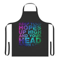 Hopes Up High Apron - Artistic Emo/Gothic Inspired Apron for Music Fans