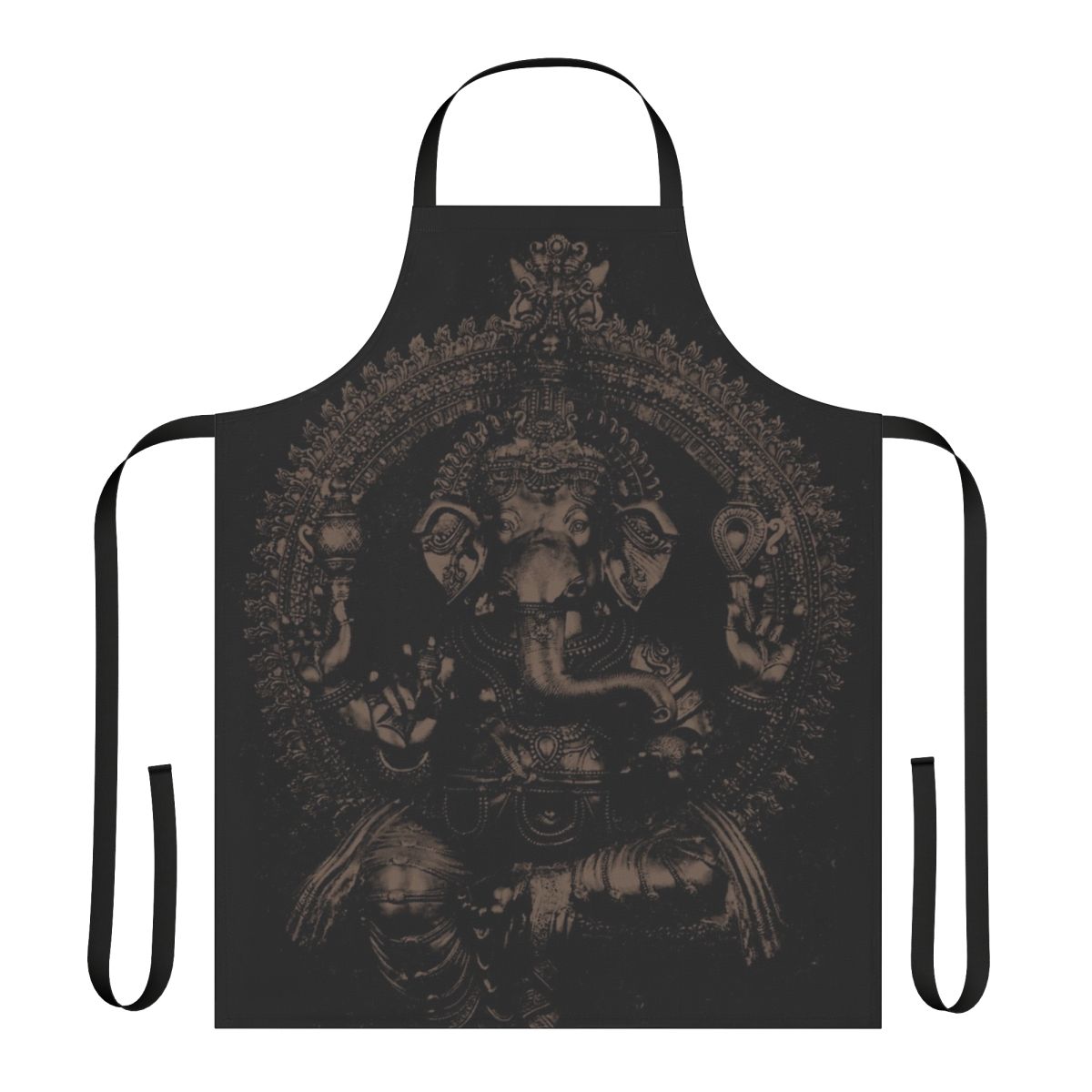Ganesha elephant design printed on a high-quality apron