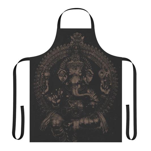 Ganesha elephant design printed on a high-quality apron