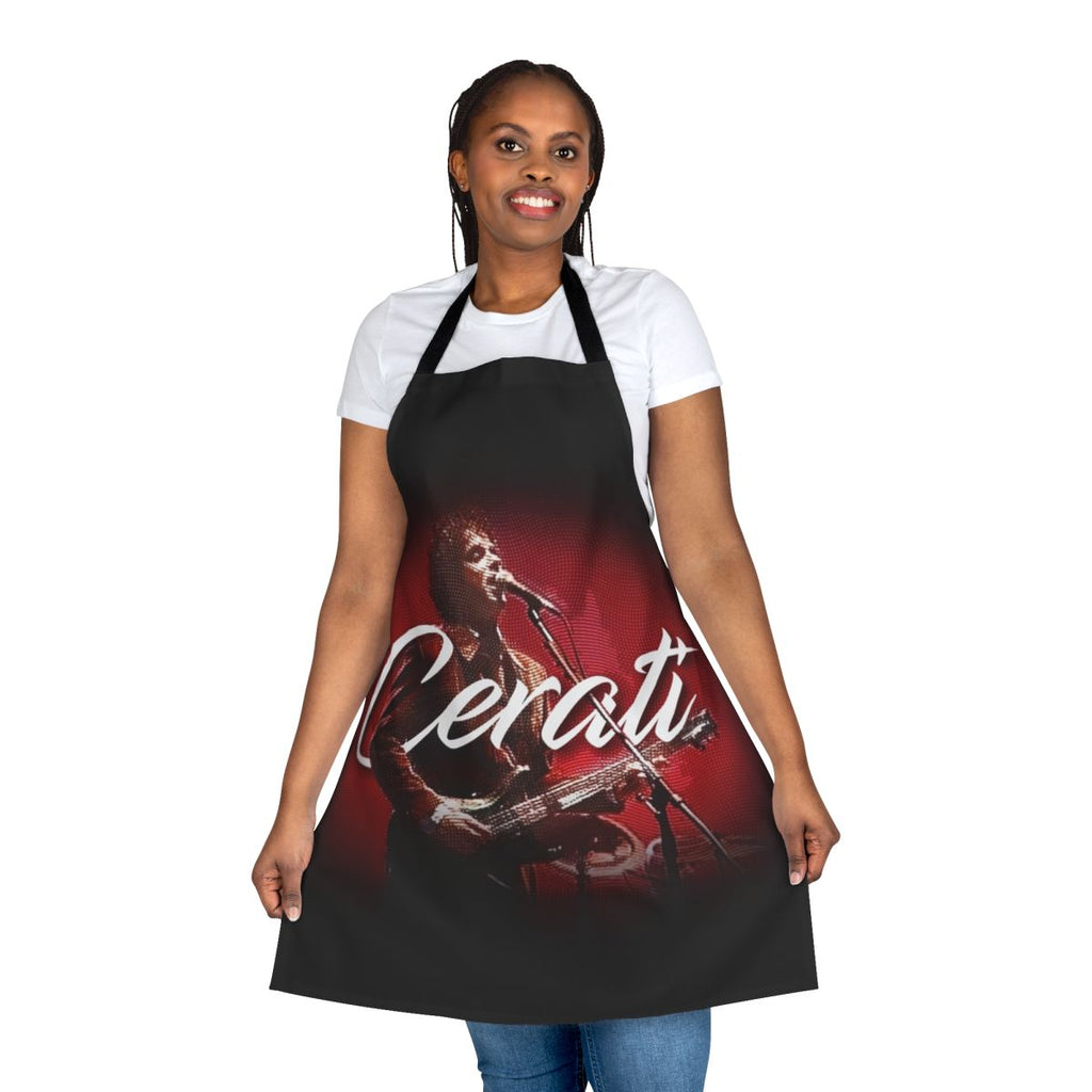 Artistic apron featuring Gustavo Cerati, the renowned Argentine musician and singer