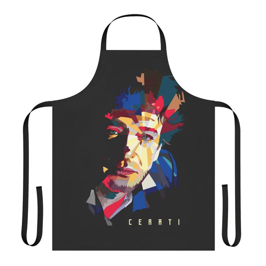 Artistic low poly design featuring Gustavo Cerati, the legendary Argentine musician and frontman of the band Soda Stereo.
