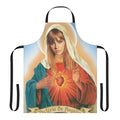 Artistic apron featuring a pop art style depiction of Victoria De Angelis as Mother Mary