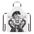 Quiet ink apron with fantasy, anime, and manga-inspired design