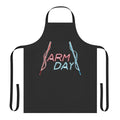 Artistically designed Beat Saber-inspired apron for virtual reality enthusiasts