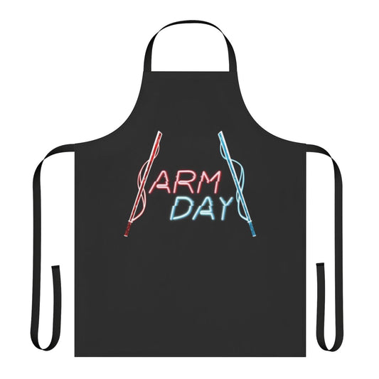 Artistically designed Beat Saber-inspired apron for virtual reality enthusiasts