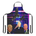 Stylish apron featuring unique Alfred Hitchcock fan art design