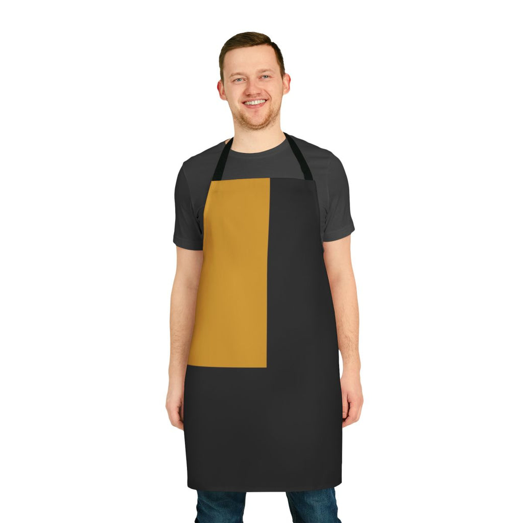 Artsy apron featuring a design inspired by the legendary outlaw Billy The Kid