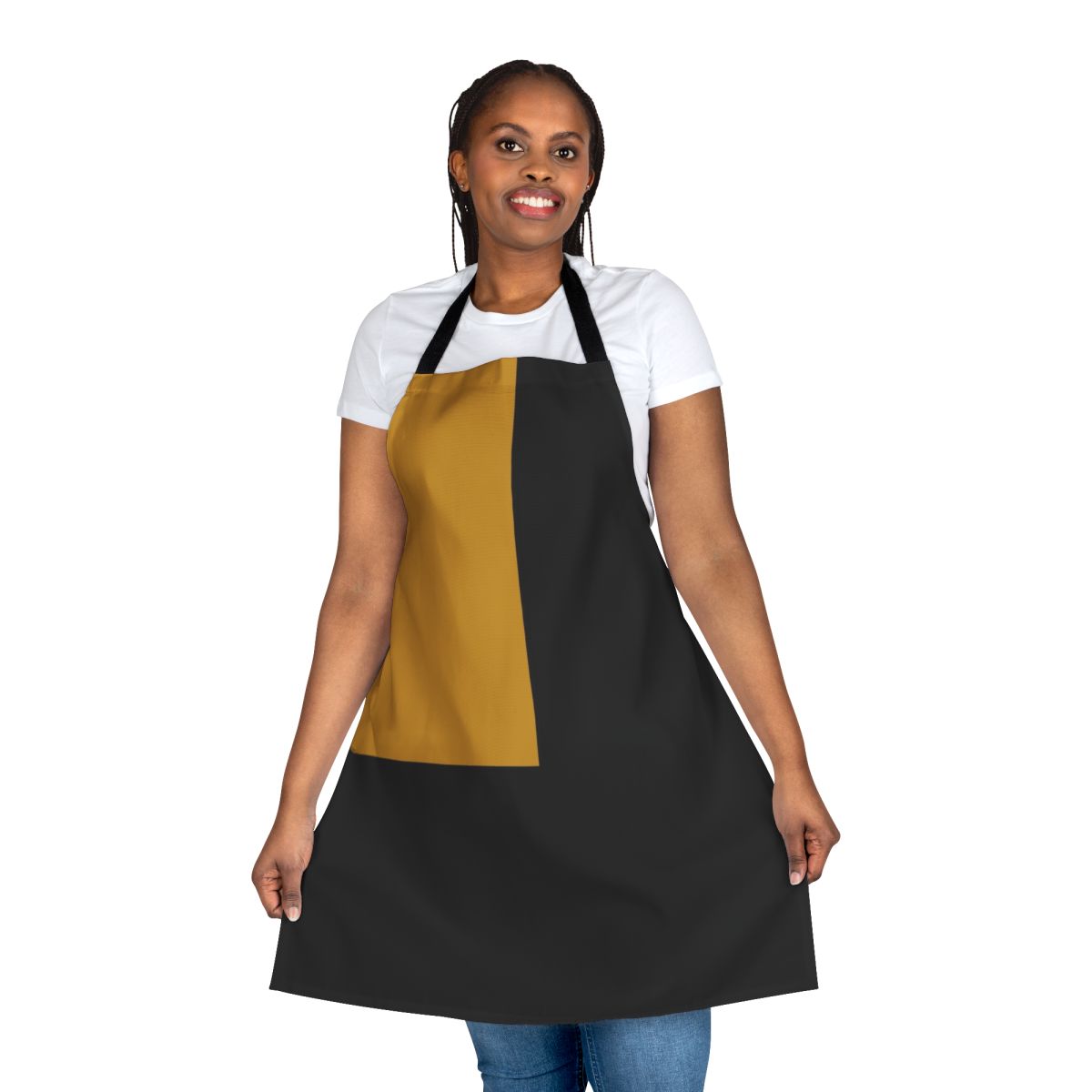 Artsy apron featuring a design inspired by the legendary outlaw Billy The Kid